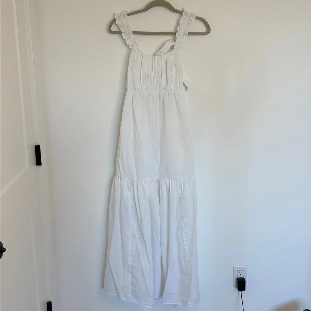 Abercrombie & Fitch Poplin Maxi Dress